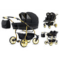 Carucior pentru gemeni Mikado Goldstar 3 in 1