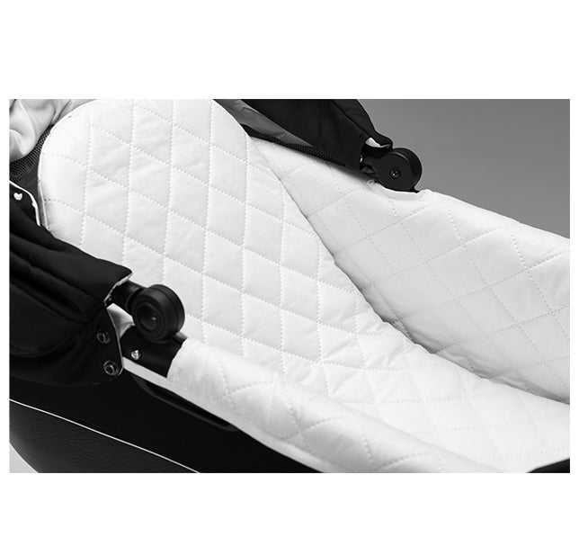 Cărucior gemeni tandem 3 în 1 Nativo Via Rosu/Cadru negru (10), latime 63 cm